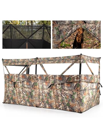COSTWAY 3-seitiges Jagdversteck für 2-4 Personen in Andere