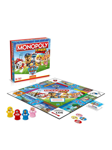 Winning Moves Monopoly Junior - Paw Patrol Gesellschaftsspiel Brettspiel Spiel in bunt