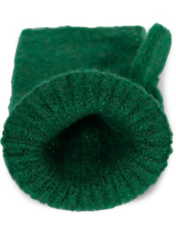 styleBREAKER Fingerlose Strick Handschuhe in Grün