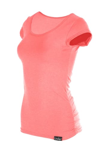 Winshape Kurzarmshirt WTR4 in neon coral