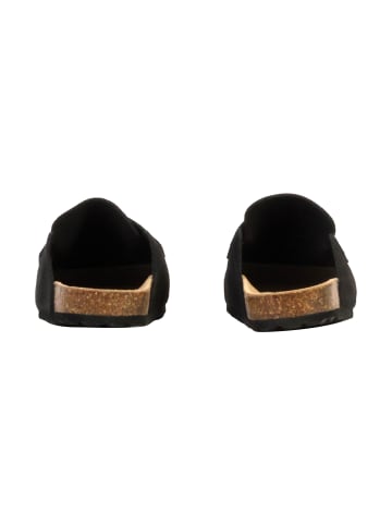 Divine Factory Noga Gassirette Leder Mokassin Mules Nieten Schwarz