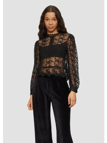QS Bluse langarm in Schwarz