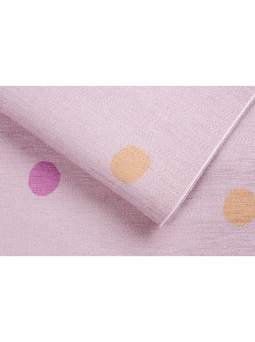 Happy Rugs Kinderteppich LOVE YOU DOTS rosa/multi