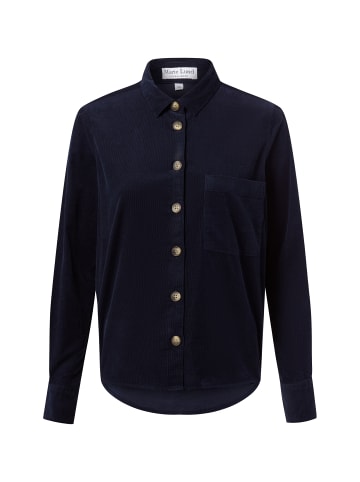Marie Lund Cordbluse in marine - 0041