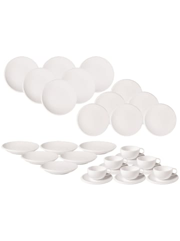 Villeroy & Boch 30-tlg. Kombiservice NewMoon in in weiß