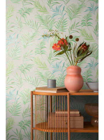 A.S. Création Tapete Tropical Breeze in Weiß-Grün 