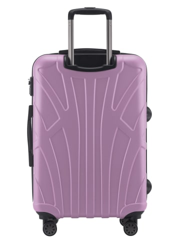 suitline mittelgroßer Hartschalen-Koffer Check-In Reisekoffer TSA 68L in Flieder