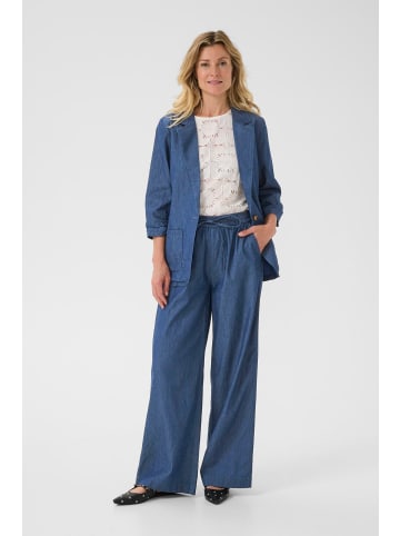 Cream Casual Hose CRTallie Loose fit in Taos Dark Blue denim