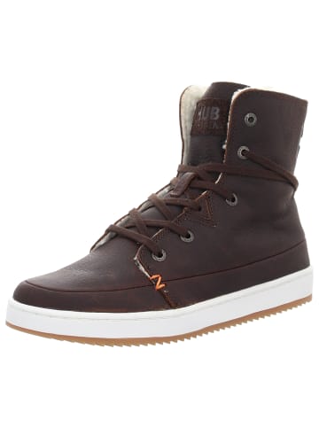 Hub Schnürstiefelette in braun