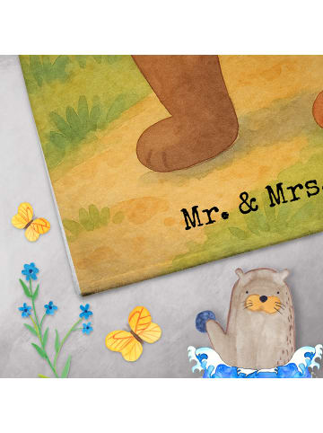 Mr. & Mrs. Panda Mini-Handtuch Bär Schultüte Design ohne Spruch in Weiß