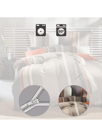 Erwin Müller Single-Jersey Kissenbezug in beige-grau