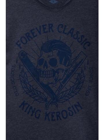 King Kerosin T-Shirt in Blau