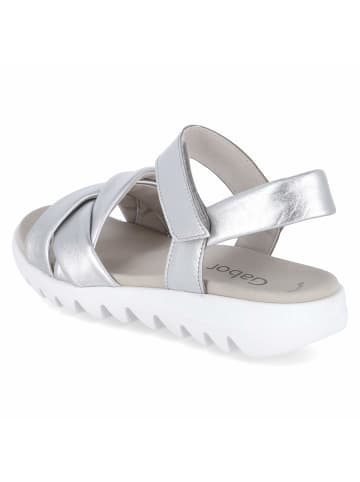 Gabor Sandalette in silber