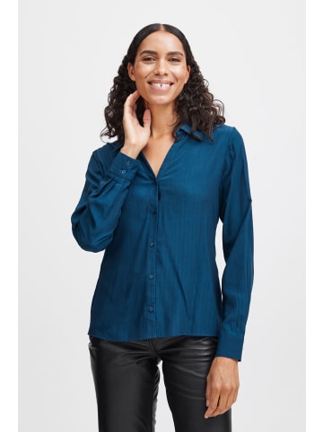 b.young Langarmbluse BYHUBBA REG SHIRT - 20813836 in blau