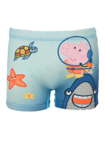 COFI 1453 Peppa Pig Badeshorts für Jungs in Hellblau