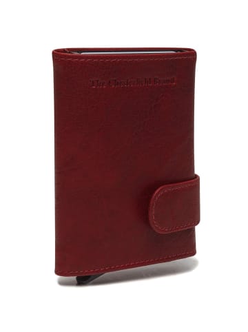 The Chesterfield Brand Mannheim Geldbörse RFID Schutz Leder 7 cm in red