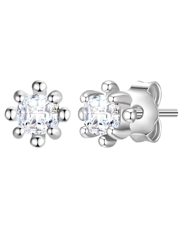 Glanzstücke München Ohrstecker aus Sterling Silber mit Zirkonia in silber