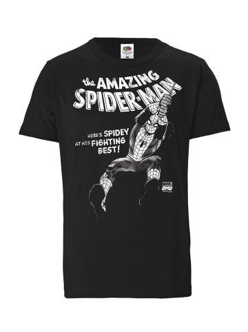 Logoshirt T-Shirt Marvel Comics - Spider-Man, Spidey in schwarz