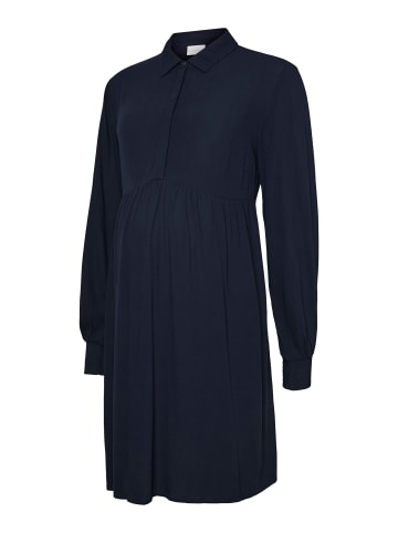 mama licious Hemdblusenkleid in Navy Blazer 1