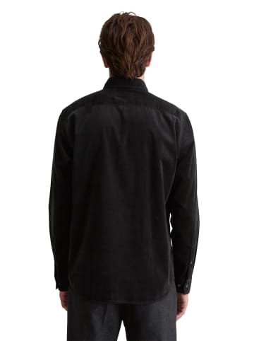 Marc O'Polo Cord-Hemd regular in Schwarz