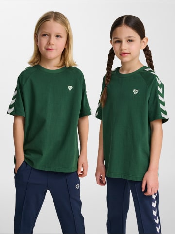 Hummel T-Shirt Hmljr Archive Kinder in DARK GREEN