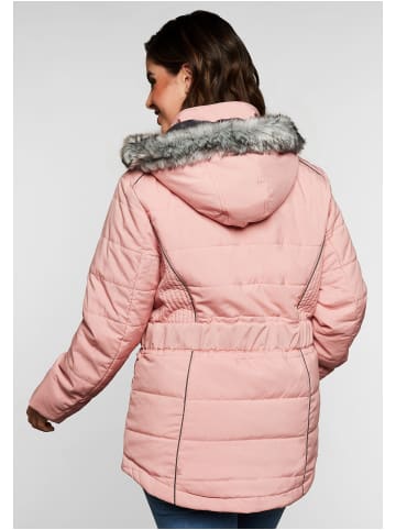 sheego Steppjacke in pastellrosé