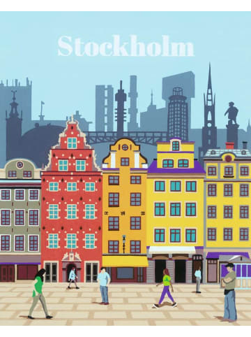 Ravensburger Malprodukte Farbenfrohes Stockholm CreArt Adults Trend 12-99 Jahre in bunt