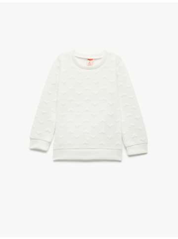 KOTON SWEATSHIRTS in Ekru