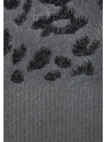 LASCANA Strickjacke in anthrazit-schwarz