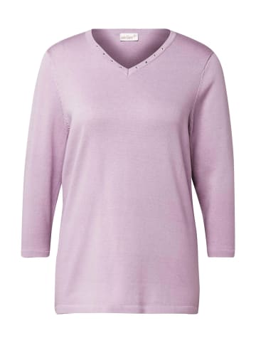 GOLDNER V-Pullover in flieder