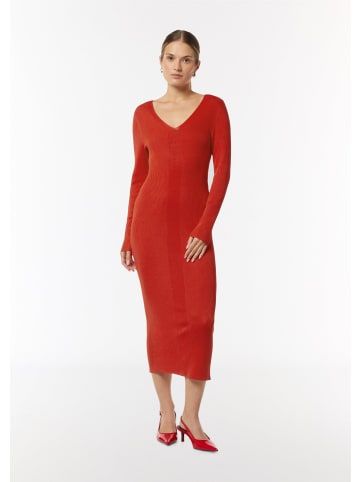 comma Kleid lang in Rot