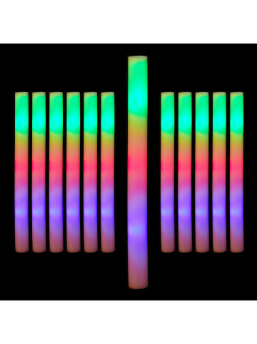 relaxdays 96x LED Leuchtstäbe in Weiß