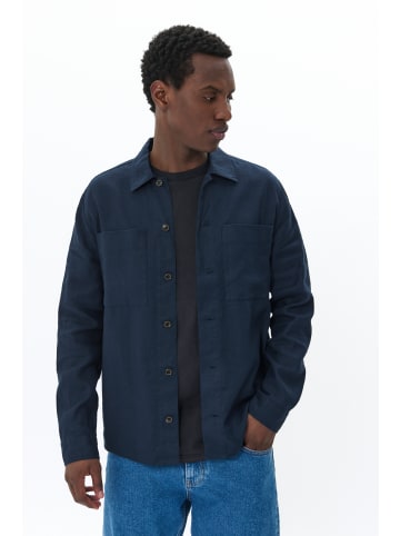 Matinique Overshirts MApelton Gerade Passform in Dark Navy