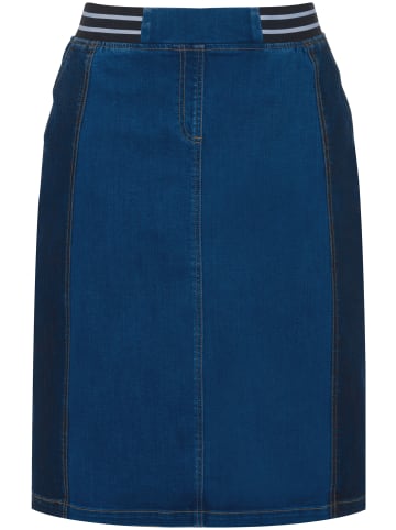 Ulla Popken Jeansrock in blue denim