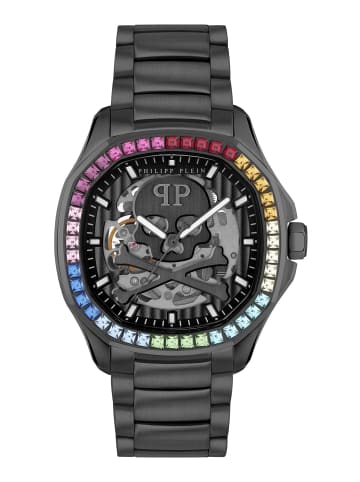Philipp Plein Automatikuhr für Herren in Schwarz