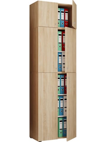 ebuy24 Büroschrank LonaXXL 2 Eiche 70 x 39 cm