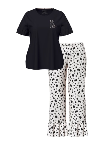 Ulla Popken Pyjama in schwarz