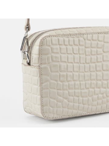Seidenfelt Nesna Umhängetasche 22 cm in croco print cream