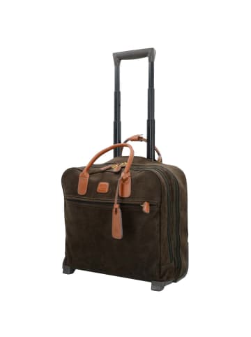 BRIC`s Life - 2-Rollen Businesstrolley 41 cm (olive) in olive