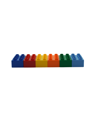 LEGO DUPLO® 50 2x4 und 50 2x2 3437 3011 100x Teile - ab 18 Monaten in multicolored