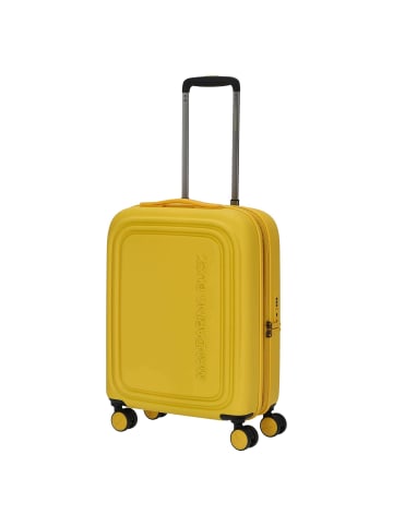 Mandarina Duck Logoduck+ - 4-Rollen-Kabinentrolley 52 cm erw. (duck yellow) in duck yellow