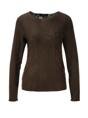 Aniston CASUAL Langarmshirt in braun
