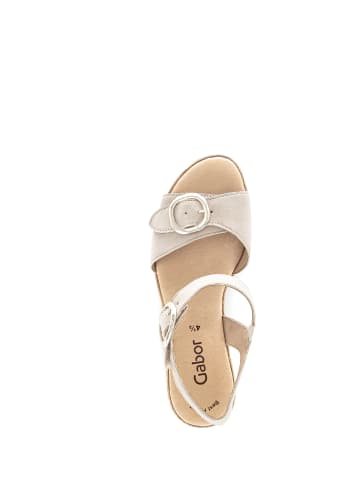 Gabor Fashion Plateau Sandale in beige
