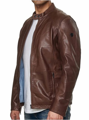 Tazzio Lederjacke "19707" - in Camel