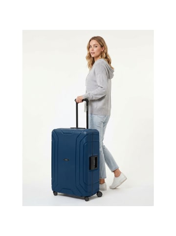 Redolz Essentials 15 4-Rollen Trolley 75 cm mit Dreipunkt-Verschluss navy blue