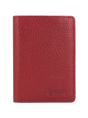 Esquire Oslo Kreditkartenetui RFID Leder 8 cm rot