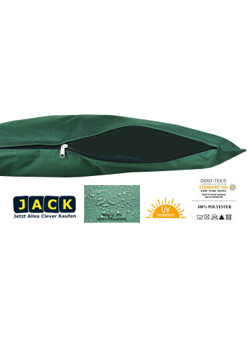 JACK 2er Set Outdoor Kissenhülle Kissenbezug 45x45cm in Dunkelgrün