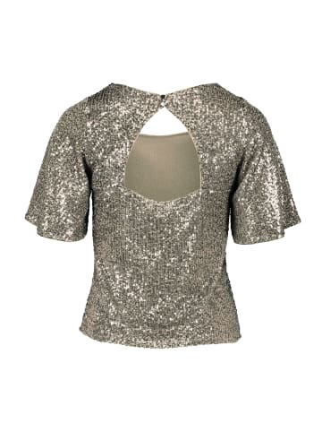 Vera Mont Pailletten-Bluse mit Flügelärmeln in Turf