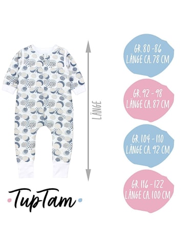 TupTam Babyschlafsäcke mit Beinen und Ärmel in grau/beige