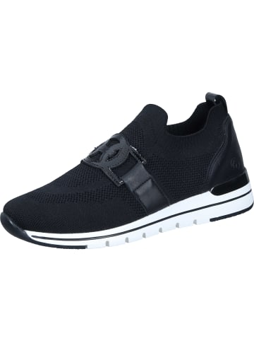remonte Slipper in schwarz-metallic/black/schwarz